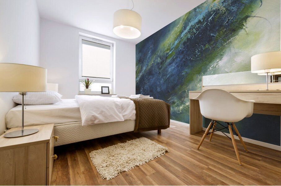 In the Beginning Mural print