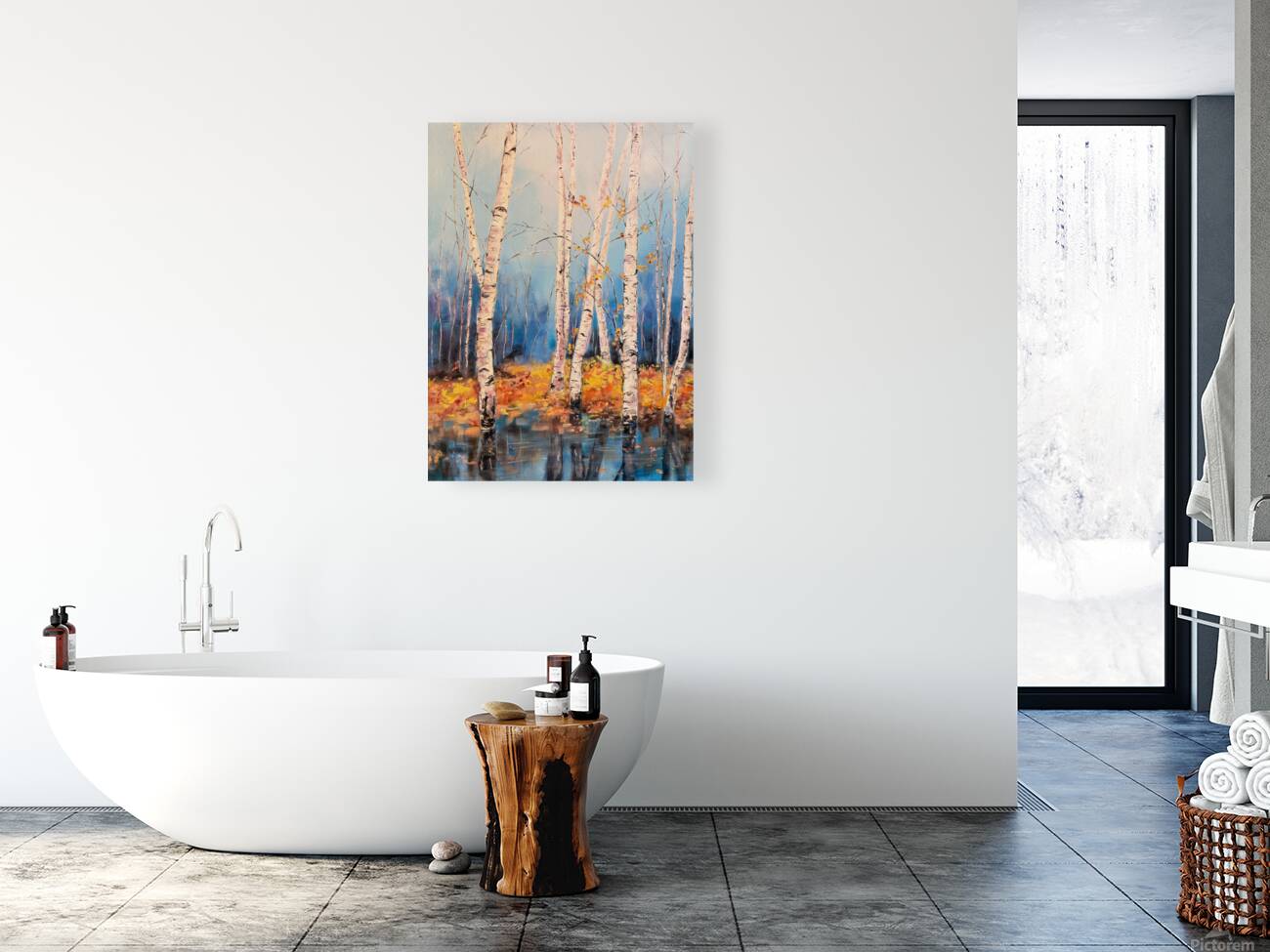 The Birches Reproduction